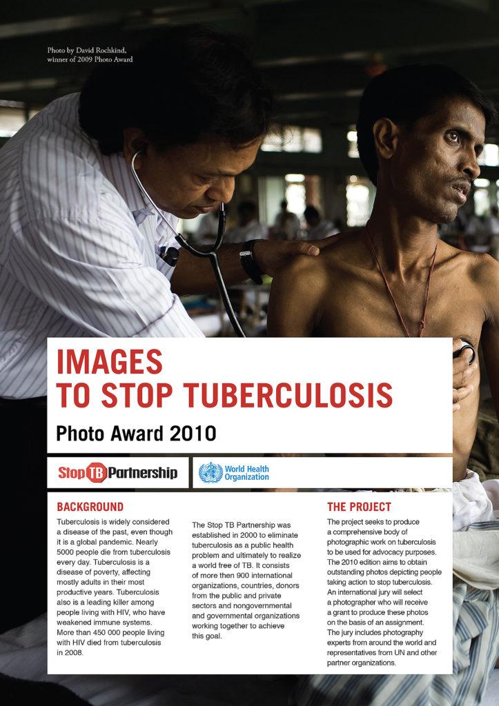 Contest fotografico – images to stop tuberculosis, bando di gara 2010