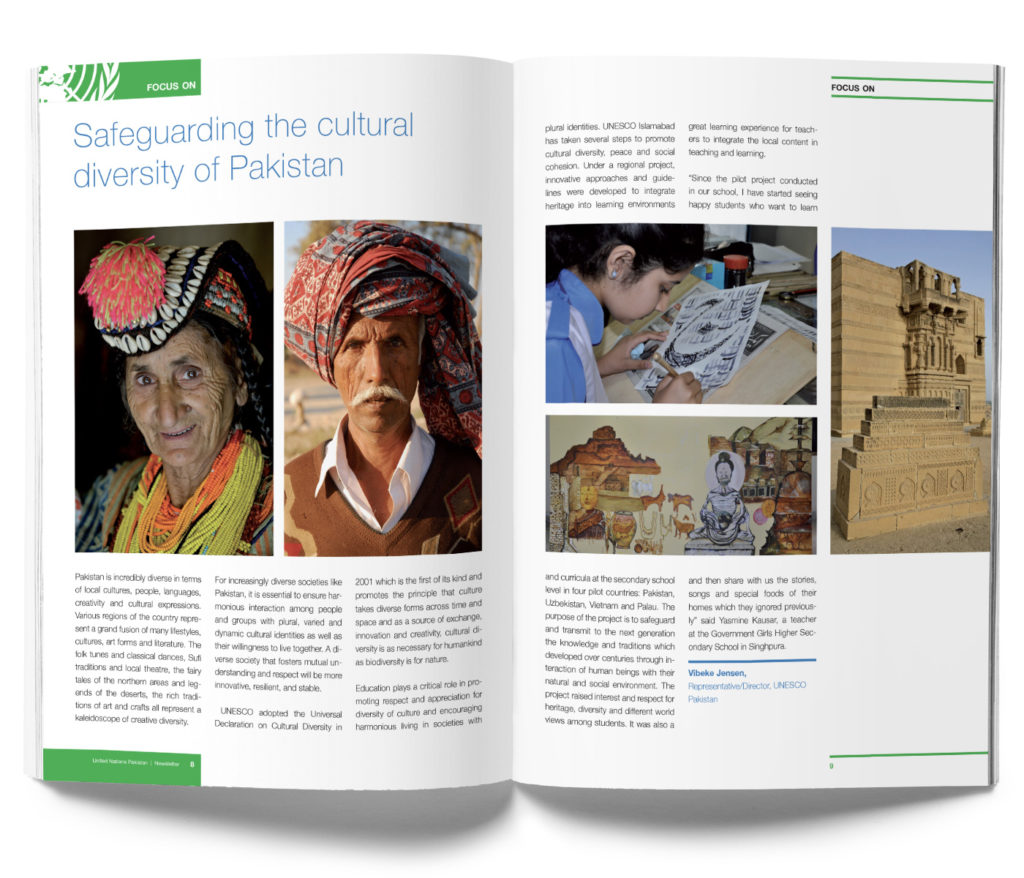 Magazine United Nations Pakistan – interno