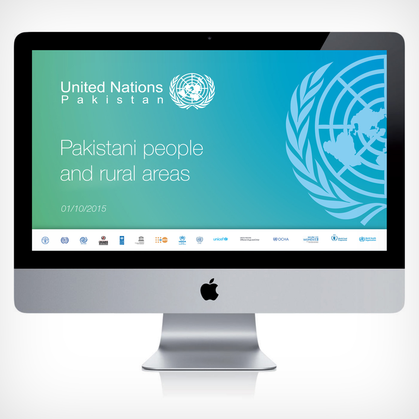 Visual identity per Nazioni Unite Pakistan - Graphic Design Mirko Neri